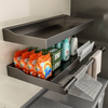 Metal Wall Mounted Shelf Bathroom Laundry Detergent Organizer Easy to Clean