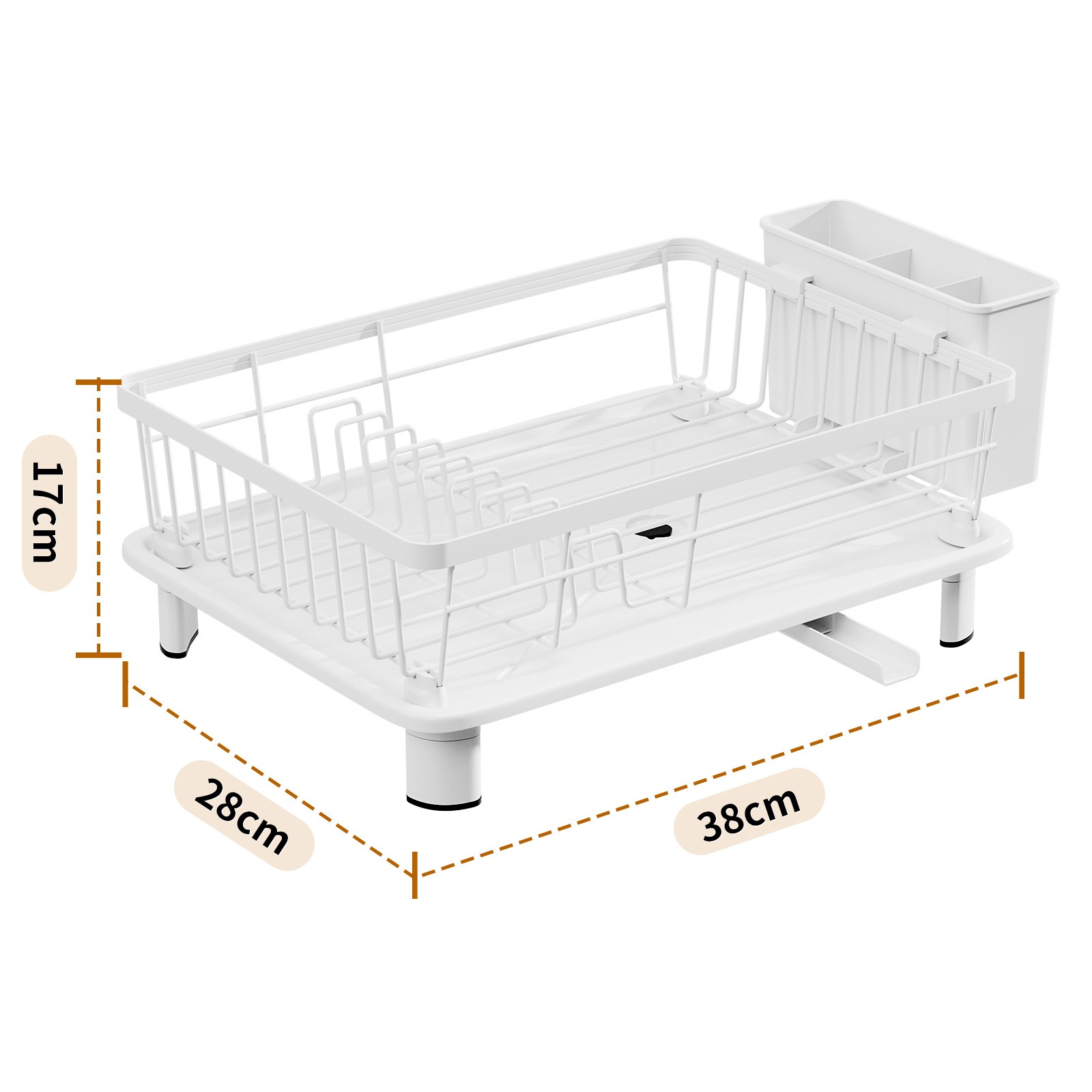 Cross-Border Multifunctional Kitchen Small Volume Dish Draining Rack Bowl Storage Box