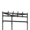 Metal Corner Hanging Clothes Rack 4 Tier Bedroom Shelf Assembly Floor Shoe Rack