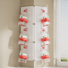Space-Saving Carbon Steel Wall Pegboard Organizer with Customizable Accessories for Home Tableware Display Rack