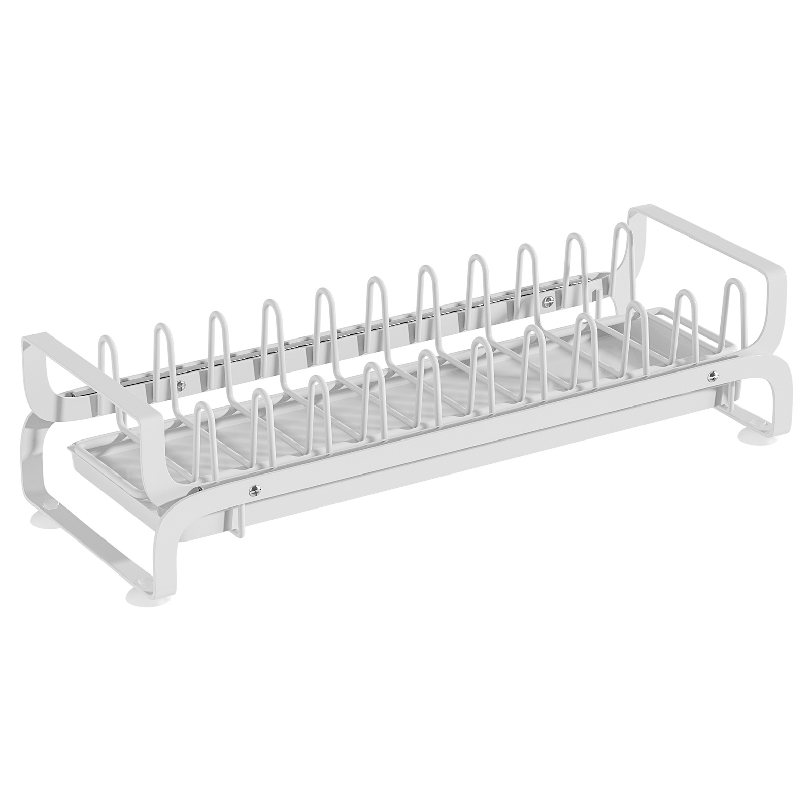 Multifunctional Kitchen Dish Rack Narrow Small Standing Type Cabinet Drainage Easy Installation Dish Holder