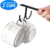 Mug Hooks Under Cabinet Under Cabinet Mug Holder,Under Shelf Mug Organizer Rack Display Hanging Storage Hook