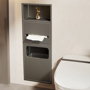 Store Hot Thickened Stainless Steel Cabinet Bathroom Decoration Partitioned Storage Niches