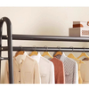 3 Tier Storage Floor Clothes Rack Reinforced Design Upgraded Storage Racks