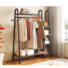 3 Tier Storage Floor Clothes Rack Reinforced Design Upgraded Storage Racks