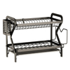 Kitchen Storage and Display Dish Rack Double-Tiered Stand Type Drainage Filter Household Knife Organizer