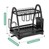 Multifunctional Chopsticks Draining Rack and Dish Organizer for Kitchen Countertops Home Use-Cross-Border Storage for Bowls