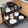 Adhesive Nano Film Pull Out Drawer Expandable Pull Out Cabinet Organizer for Storage Use
