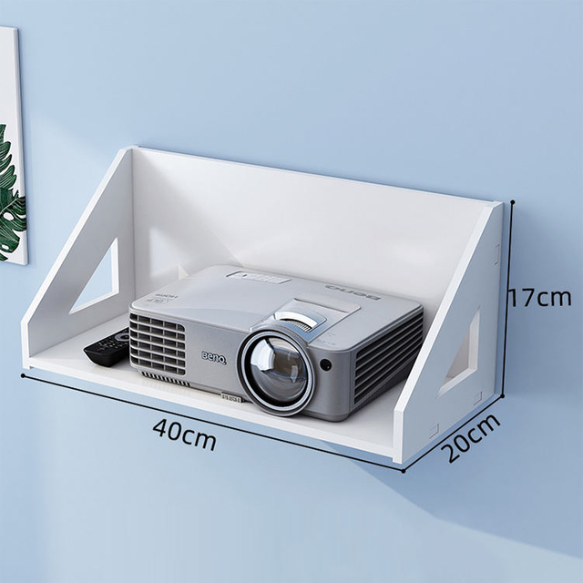 Wall Mounted Projector Bracket No Punch Wall Shelf Router Place Holder