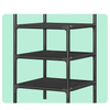 Metal Corner Hanging Clothes Rack 4 Tier Bedroom Shelf Assembly Floor Shoe Rack
