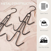 Metal Purse Hanger Organizer for Closet Hanging Bag Holder Keeps Purses Visible and in Good Condition