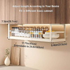 Adjustable Width Metal Cabinet Storage Racks Heavy Duty Slide Organizer Hanging Shelf Spice Organizer Spice Storage Basket