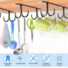 Mug Hooks Under Cabinet Under Cabinet Mug Holder,Under Shelf Mug Organizer Rack Display Hanging Storage Hook