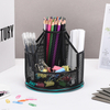 Pencil Holder for Desk, Rotating Desk Organizer, Metal Pen Organizer for Desk Mesh Pen Holder for Desk Office Desk Accessories