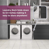 Oversized Metal Collapsible Clothes Drying Rack Essential for Air Drying Multiple Garments for Kitchen or Bathroom