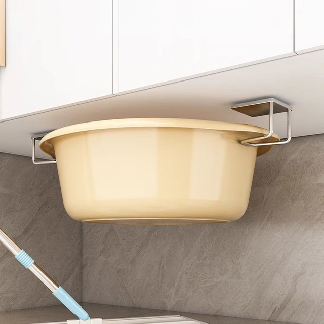 2024 Hot Sale Stainless Steel Basin Hanger Kitchen Bathroom Drainage Basin Hooks