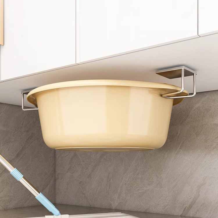 2024 Hot Sale Stainless Steel Basin Hanger Kitchen Bathroom Drainage Basin Hooks