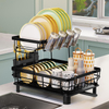 Kitchen Household Multifunctional Bowl and Dish Drainer Storage Organizer Shelf