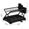 Cross-Border Kitchen Storage Dish Rack Home Countertop Multifunctional Storage Draining Put Bowl Organizing Organizer